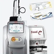 เครื่องเลเซอร์รอยแผลและครีมทารอยแผล