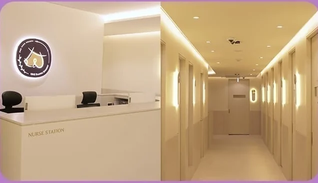 4F ศูนย์ผ่าตัดหน้าอก — เคาน์เตอร์พยาบาลและทางเดินห้องผ่าตัด