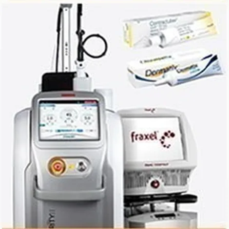 เครื่องเลเซอร์รอยแผลและครีมทารอยแผล